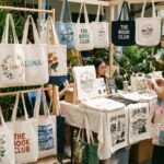 custom screen printed tote bags