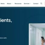 Medigrow homepage banner featuring a male doctor using a smartphone and bold headline Get More Patients Proven Marketing 1024x449 1