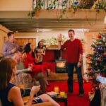 game show Christmas party