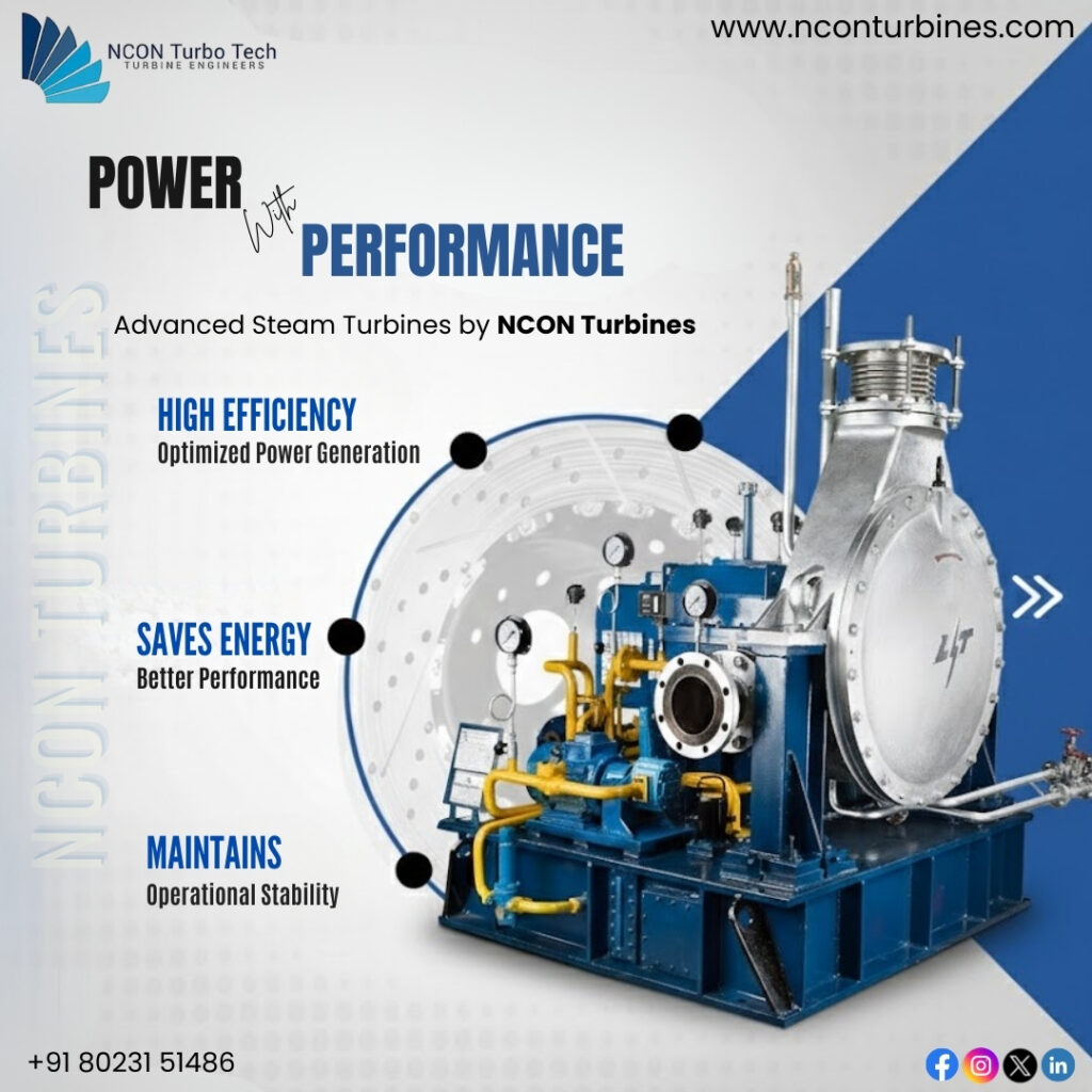 Advanced Steam Turbines by NCON Turbines
