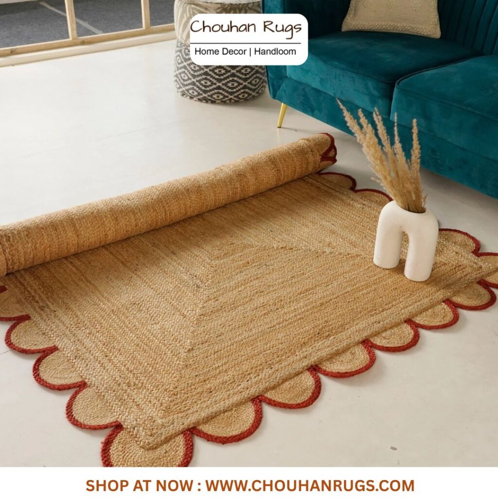 braided rug multicolor