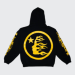 Black and Yellow Hellstar Hoodie