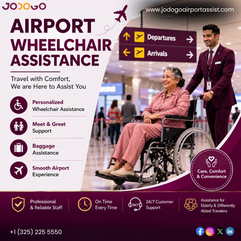 Airport Wheelchair Assistance ✈️