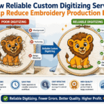 Howa Reliable Custom Digitizing Services Help Reduce Embroidery Production Errors