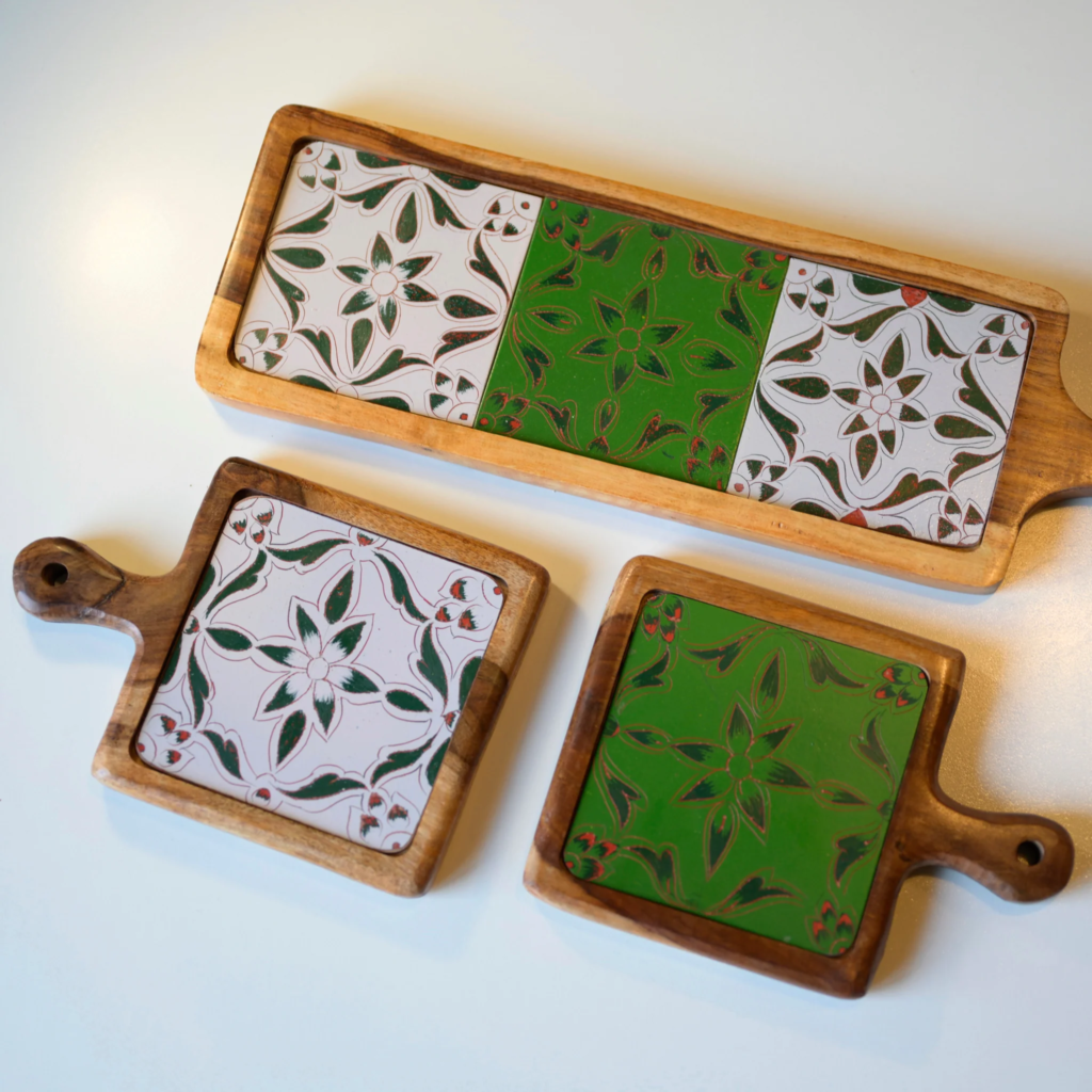 buy online handmade wooden platters in Pakistan