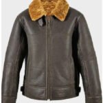 Brown Shearling Jacket Women's