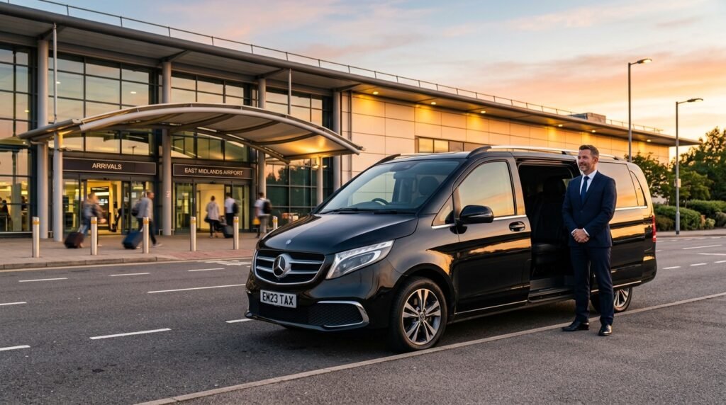 Executive taxi waiting at airport 202607200025