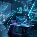 Futuristic workspace with floati… 202606291223
