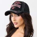 True Religion Crystal Logo Beanie