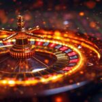 ai generated elegant roulette set against a dark backdrop featuring space for logo inscription ai generated photo
