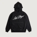 Embellish x Sad Boyz – Script Studded Pullover Black FrontEmbellish x Sad Boyz – Script Studded Pullover Black Front