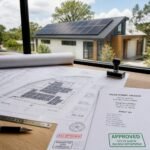 gpt image 2 Ultra realistic USA residential solar installation showing a modern home with cl 0