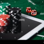 play poker online online casino online gambling concept 2A8FR3A