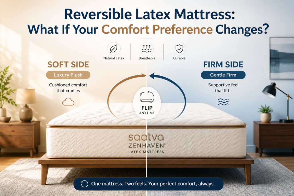 👉 Reversible Latex Mattress What If Your Comfort Preference Changes