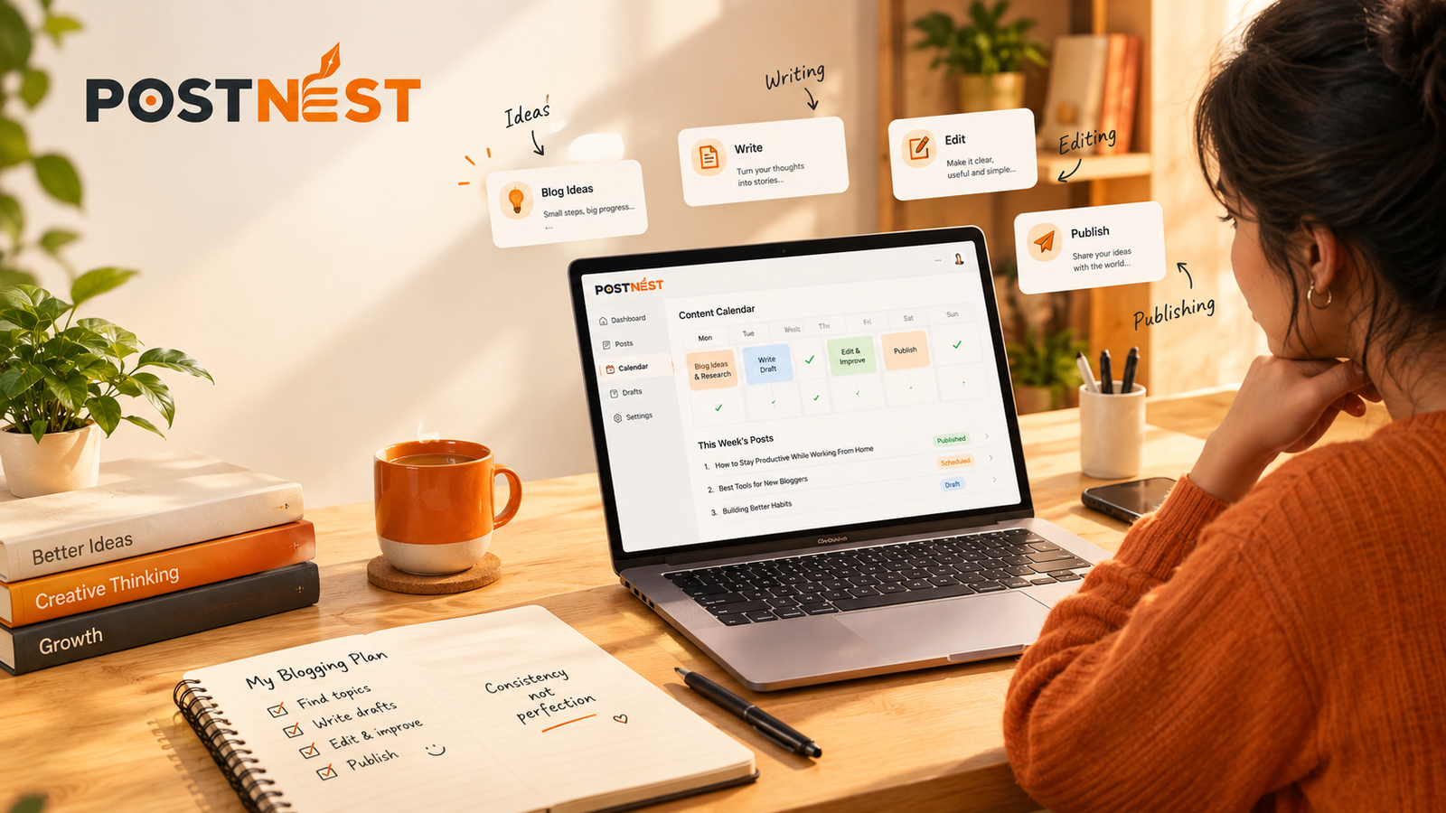 How to Build a Consistent Blogging Habit Without Publishing Every Day