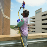 Commercial pressure washing in Fort Worth