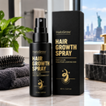 How to use HaloGrow Hair Spray correctly for fuller-looking hair