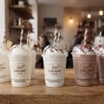Custom milkshake cups on surface 202608121449