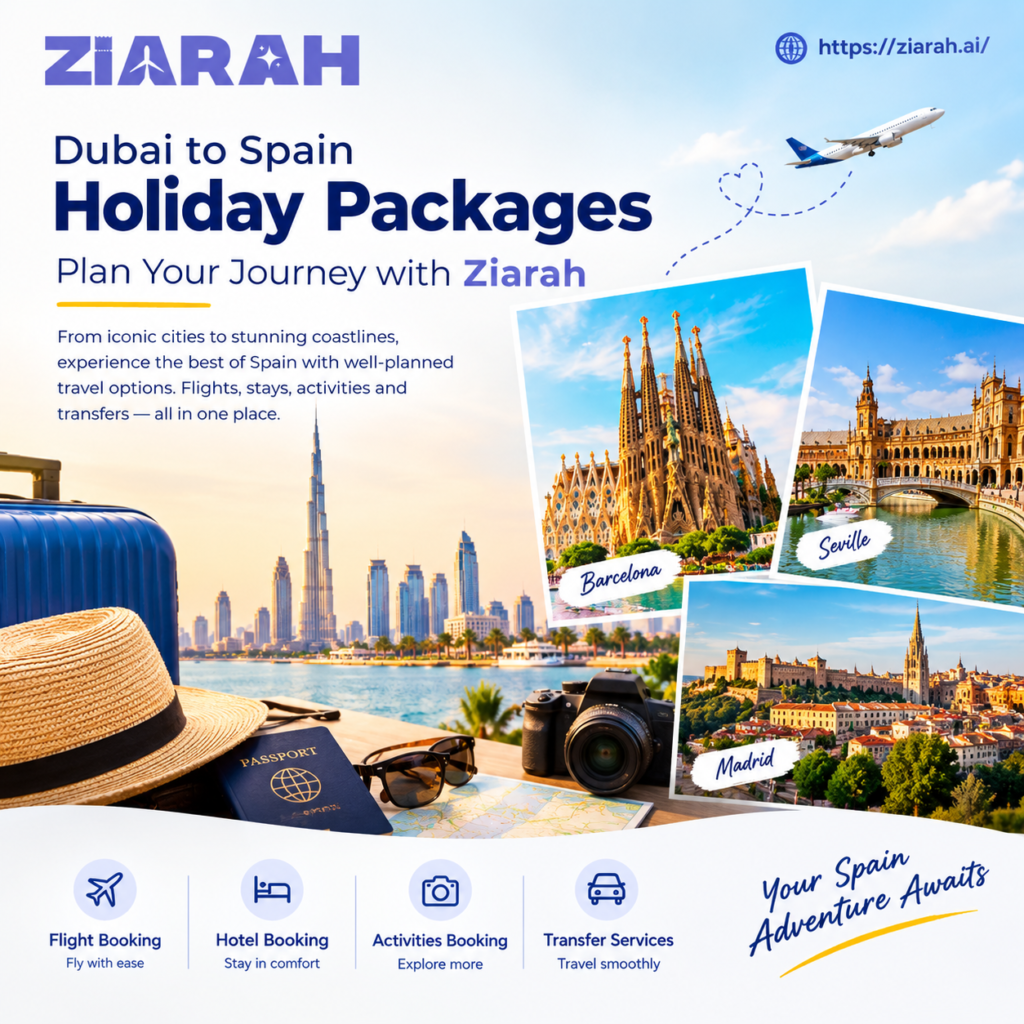 Dubai to Spain Holiday Packages