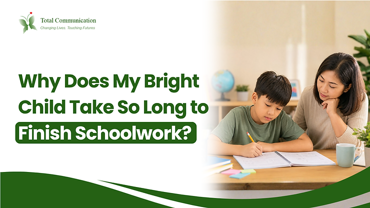 Why Does My Bright Child Take So Long to Finish Schoolwork