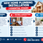 New Home Plumbing Installation: 3 Essential Stages