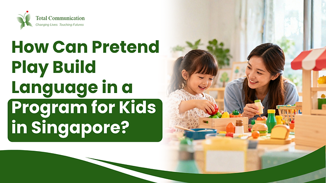 How Can Pretend Play Build Language in a Program for Kids in Singapore