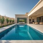 lucid origin Home Pool Luxury modern UAE villa backyard with a beautifully designed private h 0